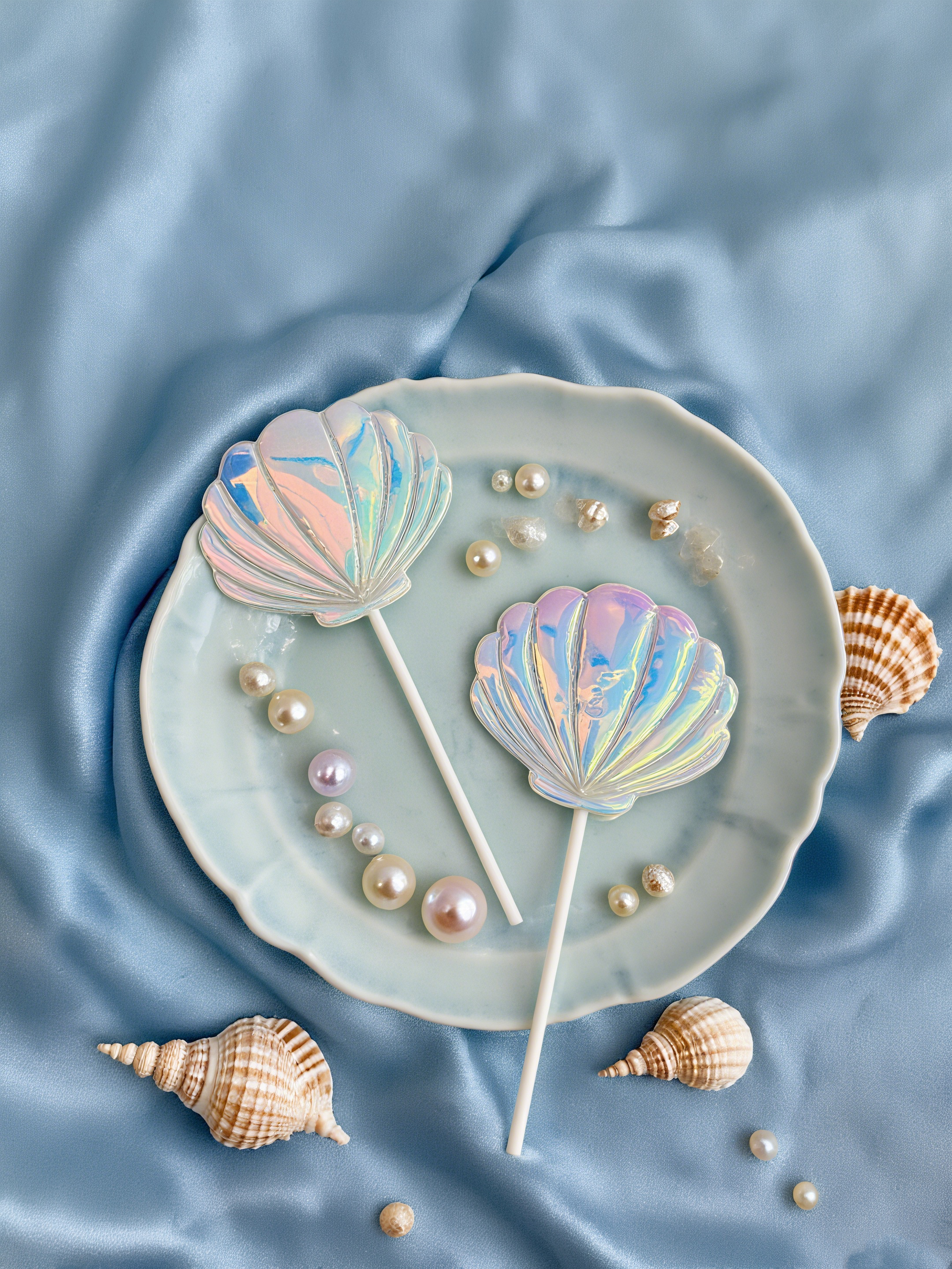 Shell cake plugin, party supplies, paper, environmentally friendly and safe Specification image