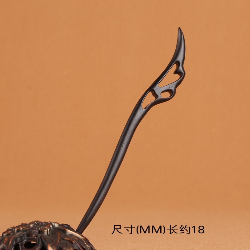 Wholesale of ebony wood hairpins, ancient-style hair accessories, Chinese-style wooden hairpins, Hanfu headwear, tea clothes, cheongsam hair hairpins from the manufacturer detail image 5