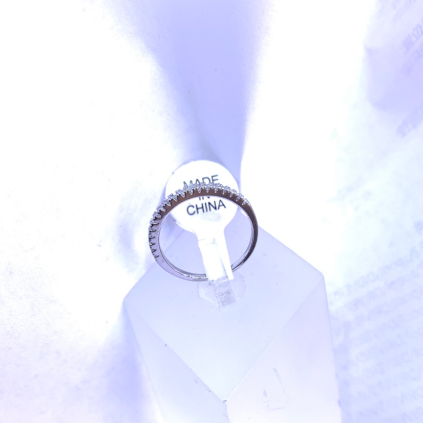 戒指/微镶锆石戒指/戒指珍珠/不锈钢饰品戒指/银戒指女个性产品图