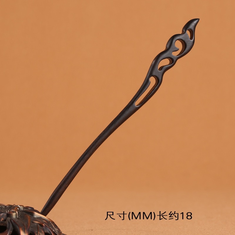 Wholesale of ebony wood hairpins, ancient-style hair accessories, Chinese-style wooden hairpins, Hanfu headwear, tea clothes, cheongsam hair hairpins from the manufacturer detail image 13