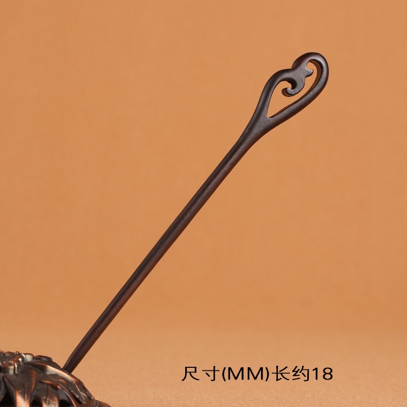 Wholesale of ebony wood hairpins, ancient-style hair accessories, Chinese-style wooden hairpins, Hanfu headwear, tea clothes, cheongsam hair hairpins from the manufacturer detail image 7