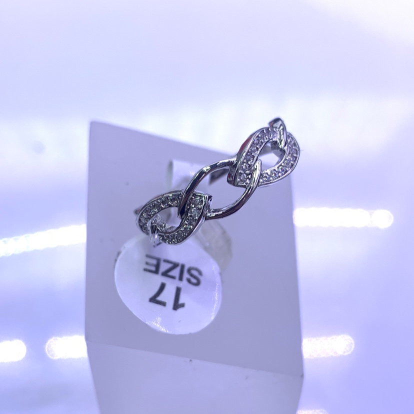 戒指/微镶锆石戒指/戒指珍珠/不锈钢饰品戒指/银戒指女个性细节图