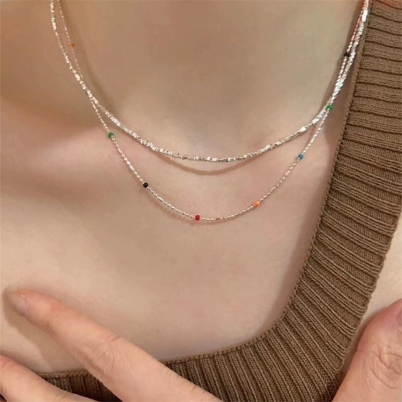 饰品/项链/汽车挂件串珠/四叶草/五金珍珠链产品图