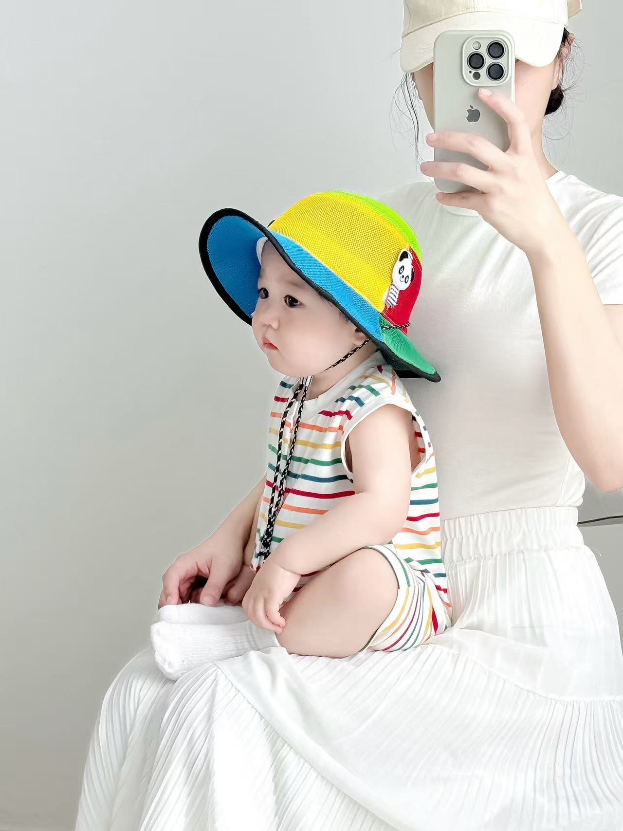 春夏潮流草帽子女草编沙滩防晒帽女士百搭成人时尚连帽帽子产品图
