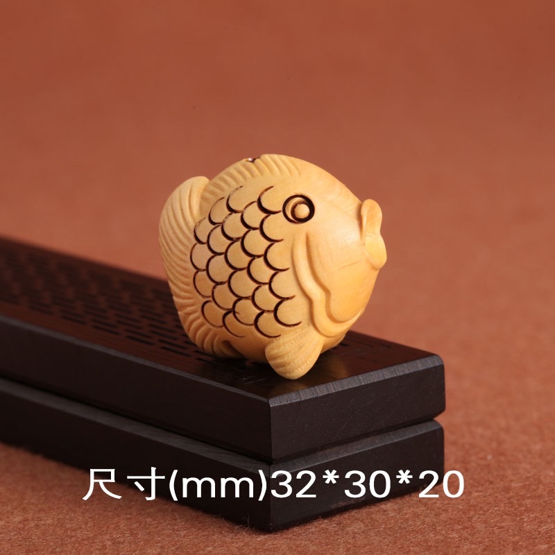 Wholesale boxwood carvings, annual surplus, DIY accessories, keychains, ornaments, pendants, Yiwu small commodities Specification image