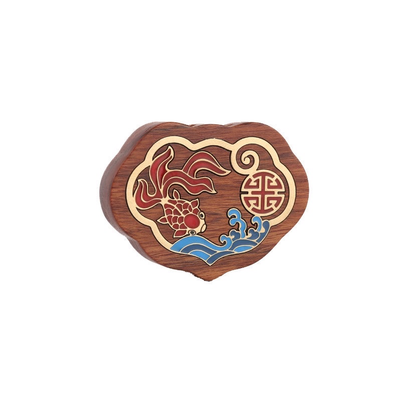 Factory wholesale of log color painting, hand-painted keychain accessories, handicrafts, gifts, accessories and DIY ornaments Item Picture