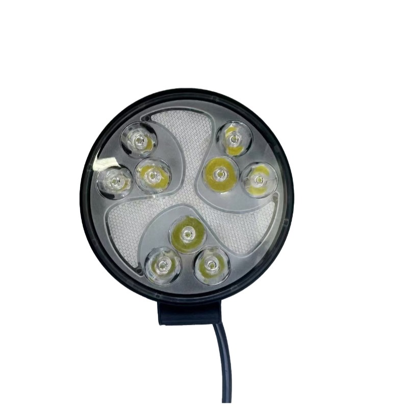 厂家批发炫彩风火轮 27W 汽车 LED 工作灯 卡车越野摩托车辅助灯详情图3