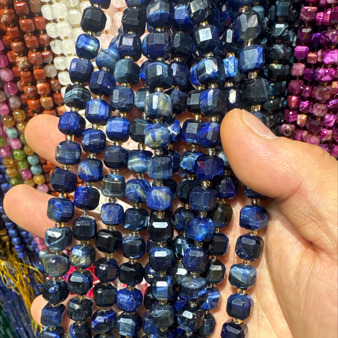 9*9mm方糖天然石、玛瑙珠子串珠手工DIY饰品材料详情图14