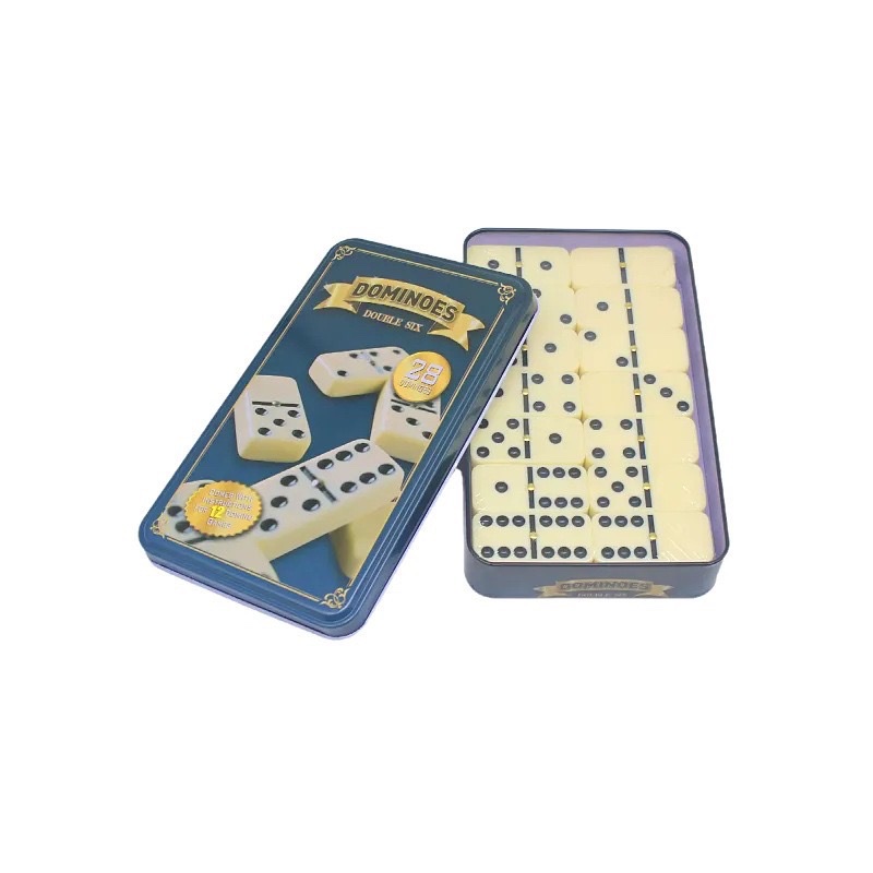 Iron box DOMINO, Double Six, Double Nine, Double Twelve, educational children's toys, Domino, building block toys Application Scenario