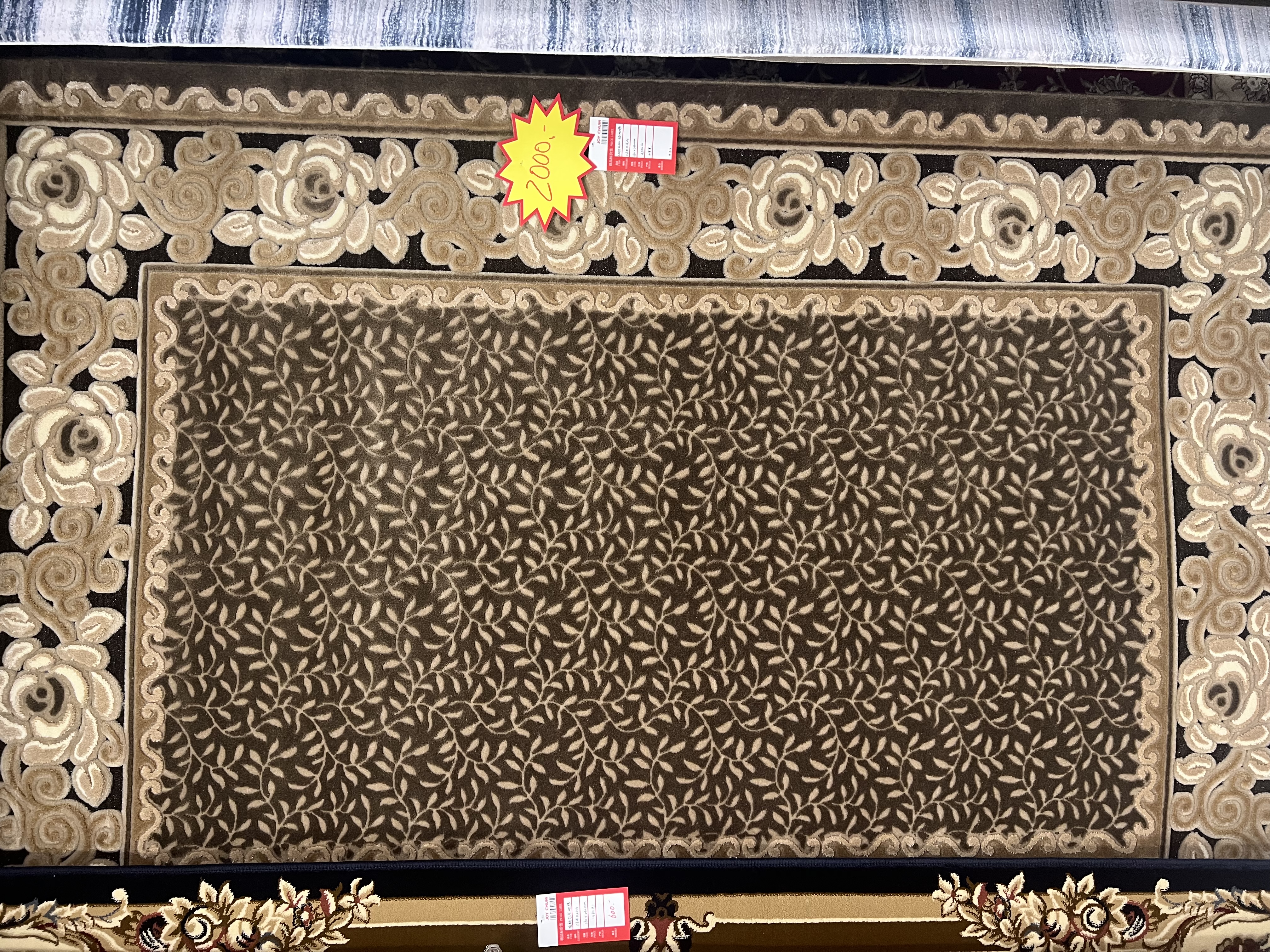土耳其进口3D 地毯
尺寸160×230cm