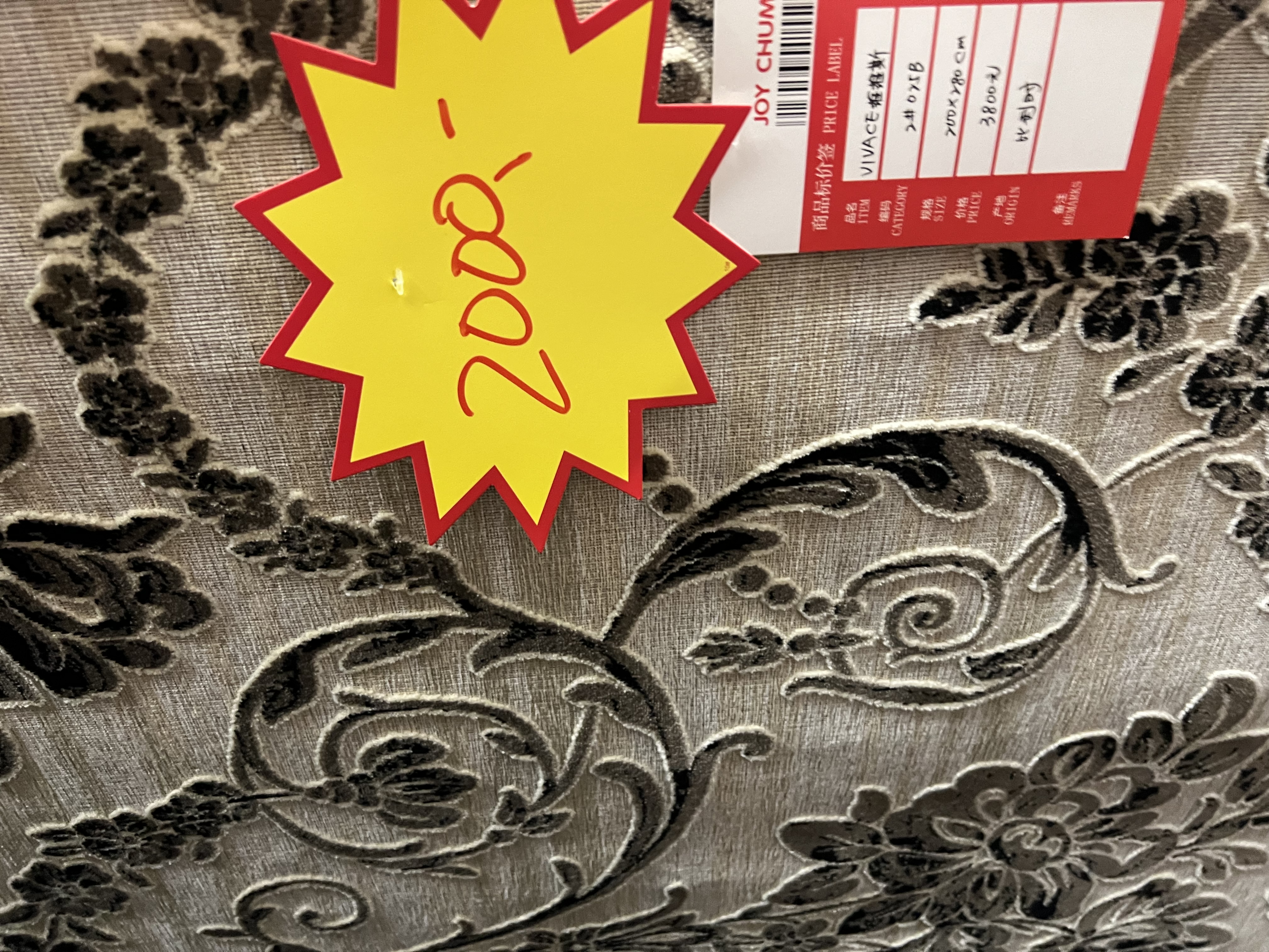 比利时进口维维斯地毯
尺寸200×280cm 