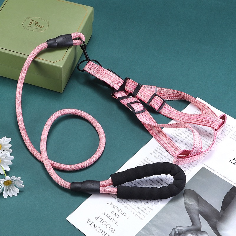 牵引绳防爆冲胸背带耐咬狗狗牵引绳跨境中大型可调节伸缩遛狗狗绳详情图7