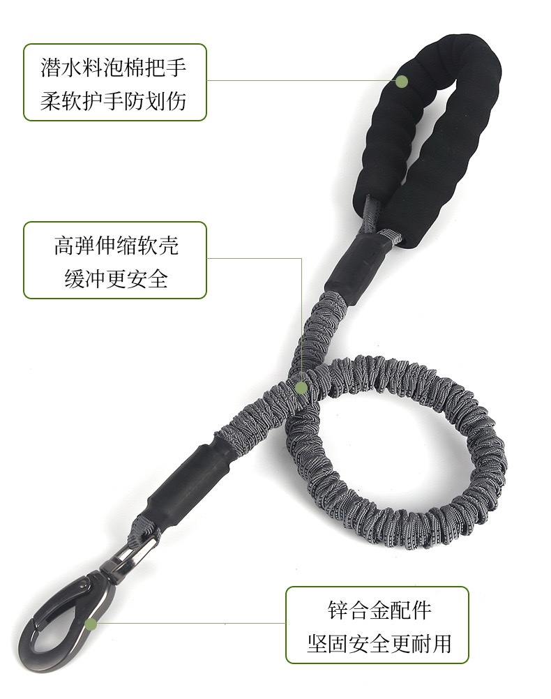 宠物牵引绳新款高弹力可伸缩缓冲弹力绳防勒型遛狗护手绳宠物用品宠物狗弹性牵引绳伸缩狗绳宠物自动牵引绳宠物宠物牵引绳详情图4
