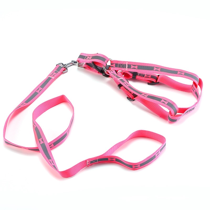 宠物反光牵引绳 狗狗胸背带 狗链 狗绳 宠物伸缩狗绳宠物牵引绳宠物狗弹性牵引绳宠物自动牵引绳产品图