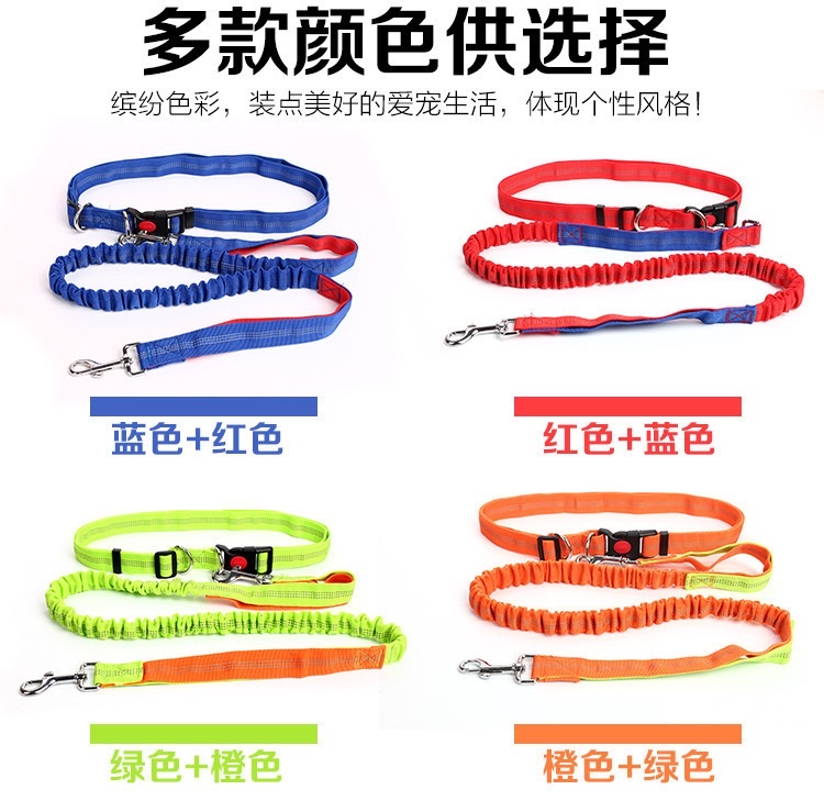 宠物收缩背带牵引绳宠物牵引带遛狗绳外出跑步遛狗绳宠物用品详情图4