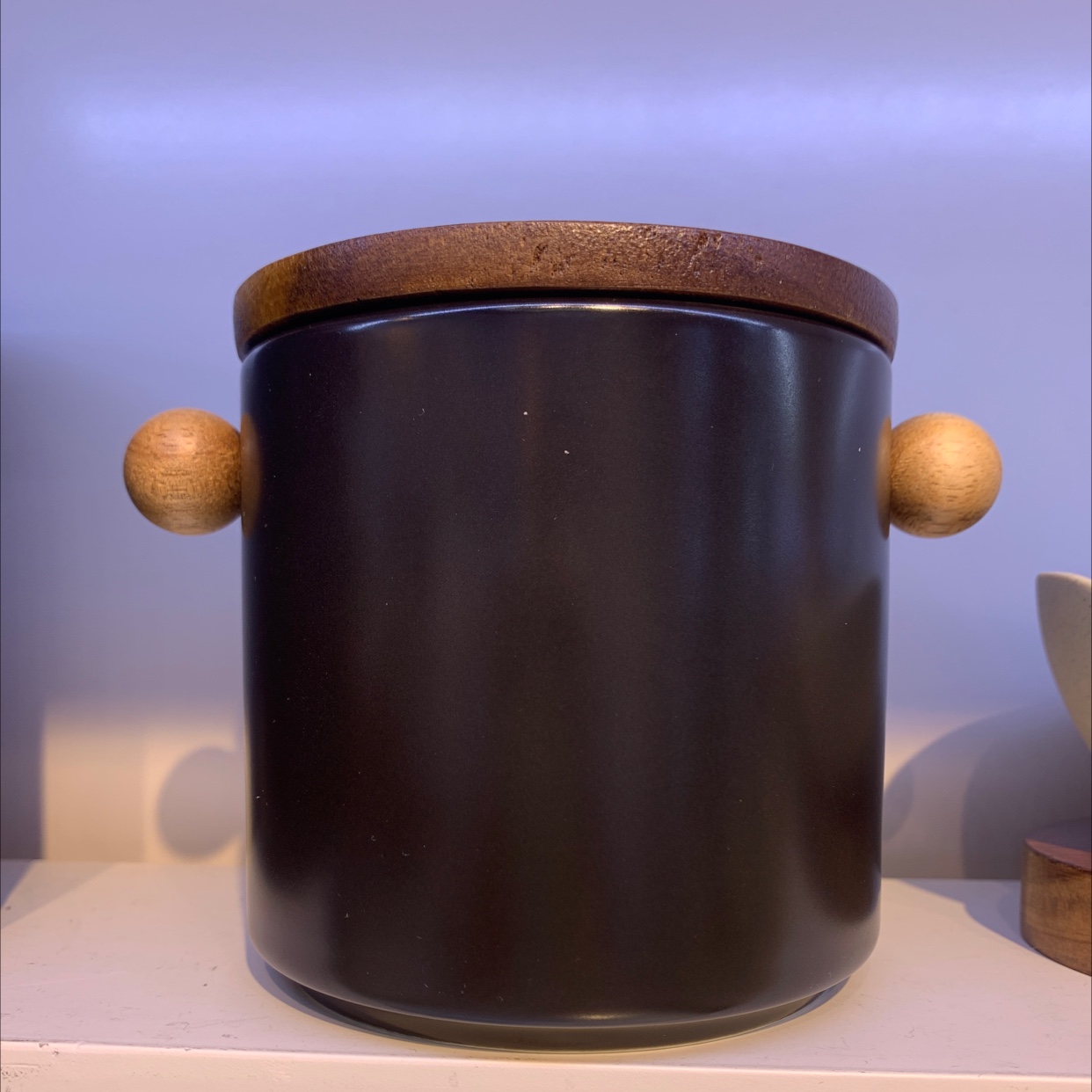 Coffee powder beans, large ceramic tea can, sealed can, food-grade candy can, moisture-proof kitchen grain and snack storage box