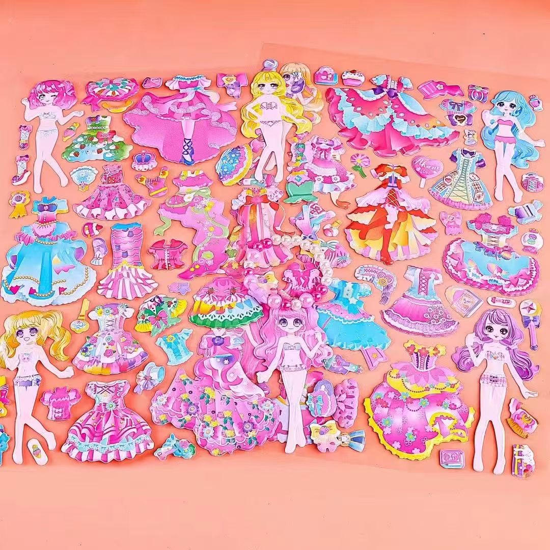 创意贴纸 diy换装贴纸