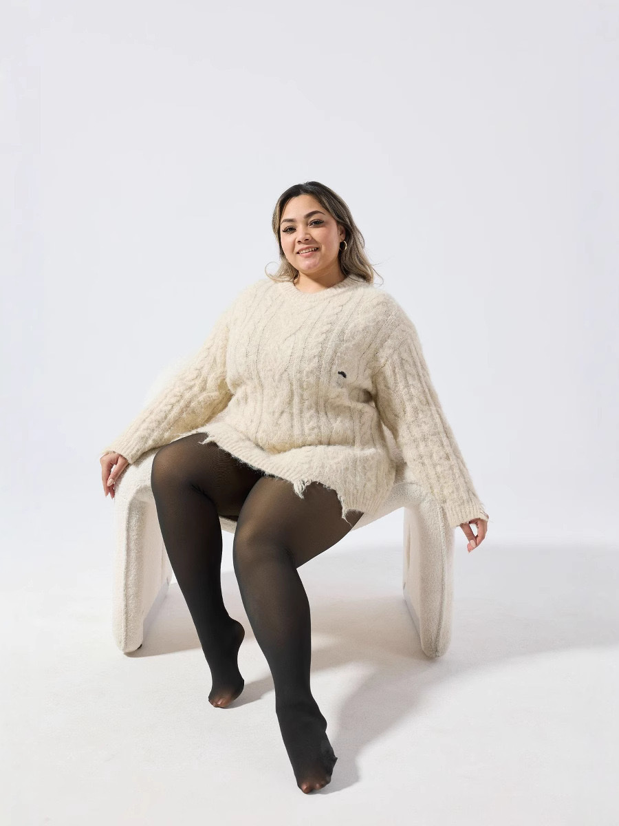 Source factory cross-border foreign trade black sheer leggings, cross-border leggings, long pants, seamless cross-border European and American bare-leg leggings, sheer one-piece thermal pants details Picture