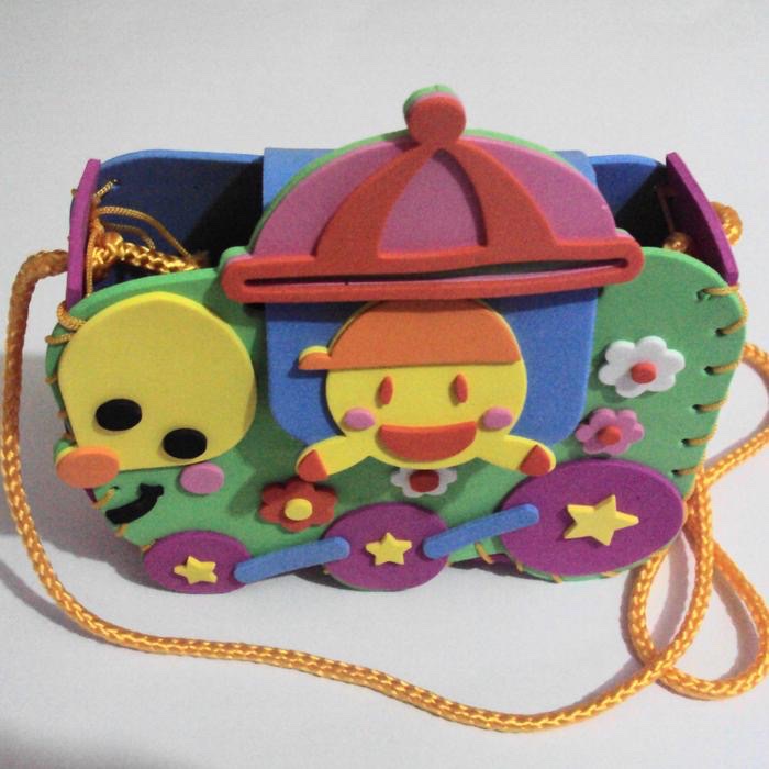 Cartoon children's DIY handmade bag Specification image