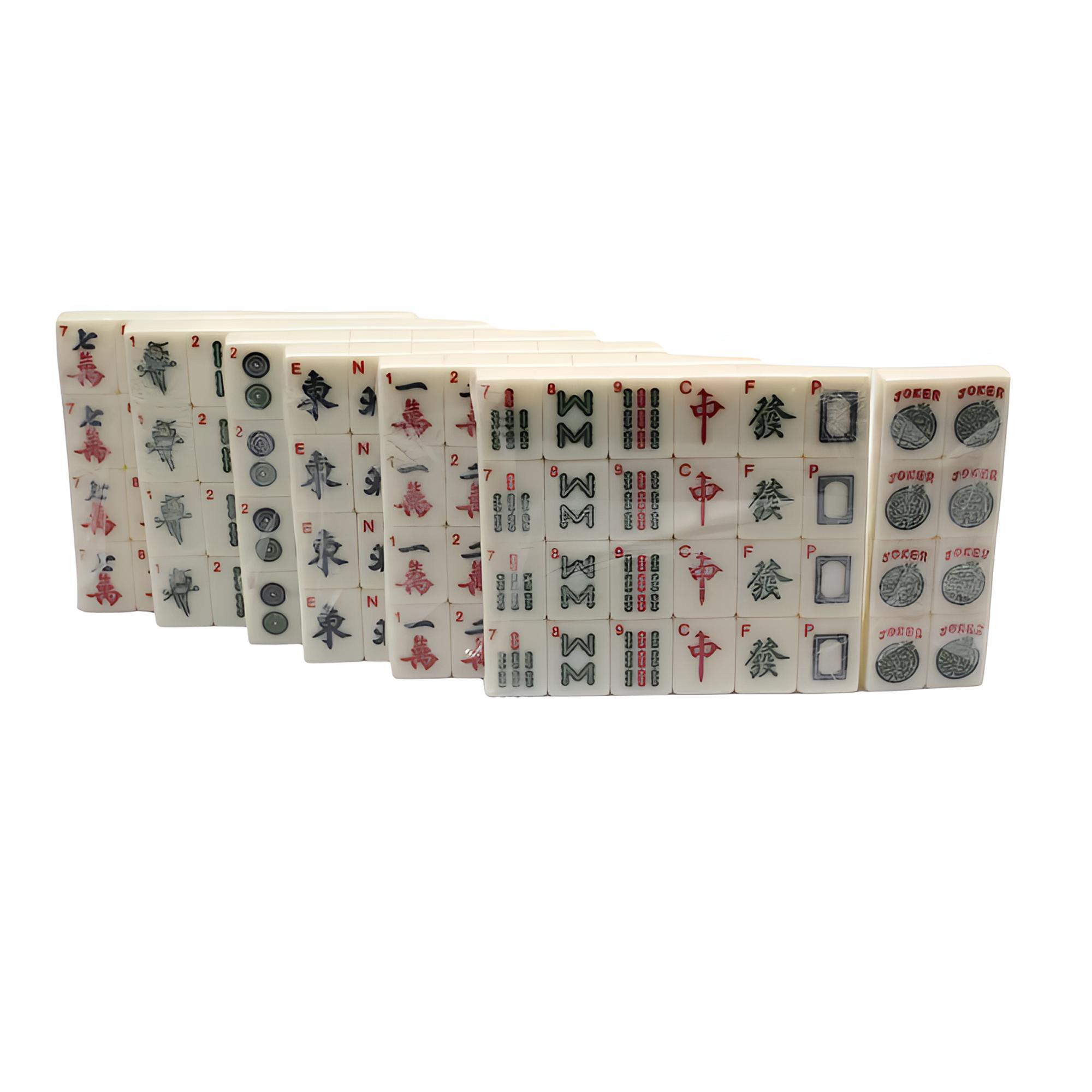 152 high-quality first-class melamine mahjong tiles directly supplied by American mahjong manufacturers for cross-border trade Specification image