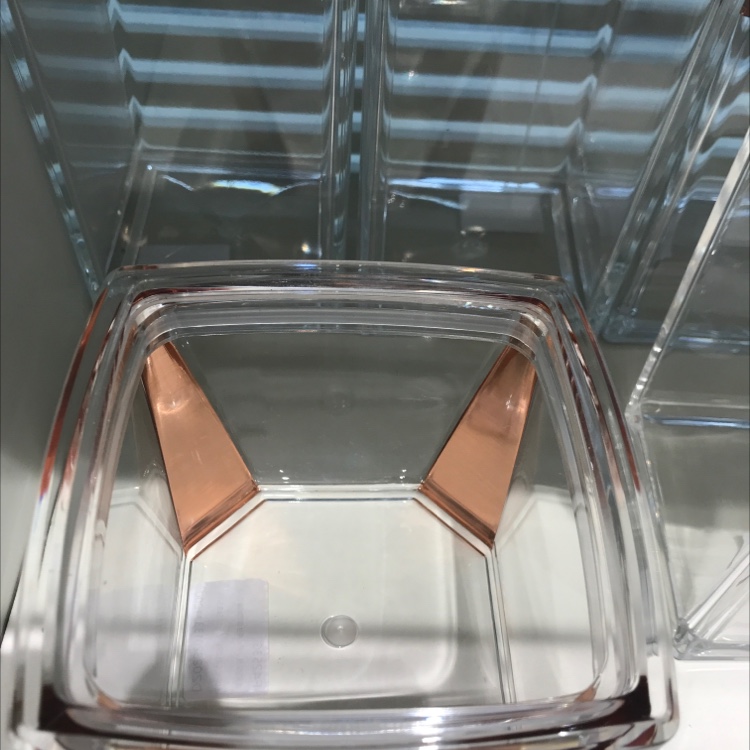 Gold-edge brushed small octagonal overlapping sealed cans 10.5*8.5 cm Specification image