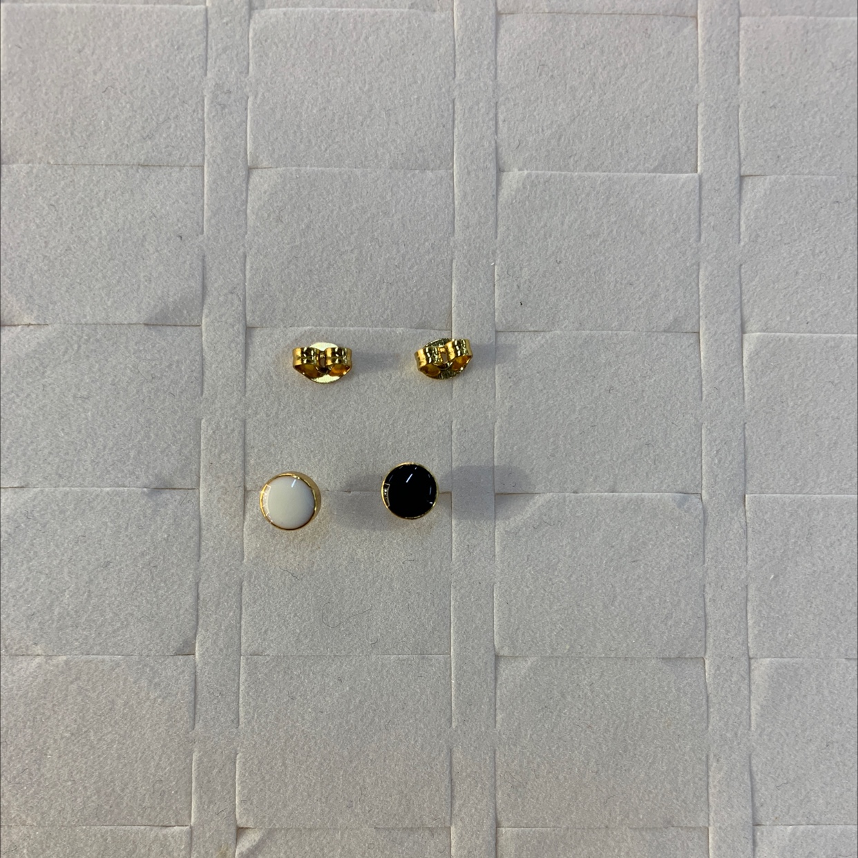 钛钢圆饼耳钉饰品 简约百搭耳饰 个性潮流男女通用耳钉圆饼耳钉