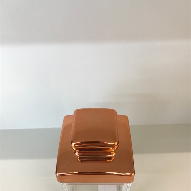 Rose gold lid mini small square handle sealed can 5.9*5.9*11 for food storage details Picture