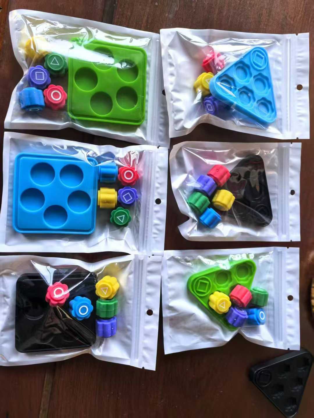 鱿鱼抓石子 软胶材质玩具Gonggi Korean Game抓石子