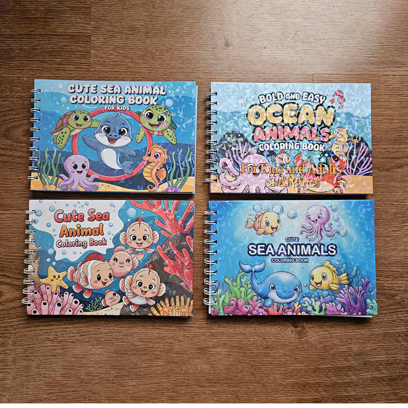 Cuaderno de dibujo transfronterizo BOBBIE GOODS cuaderno de colorear para niños cuaderno de dibujo A5 cuaderno de graffiti details Picture