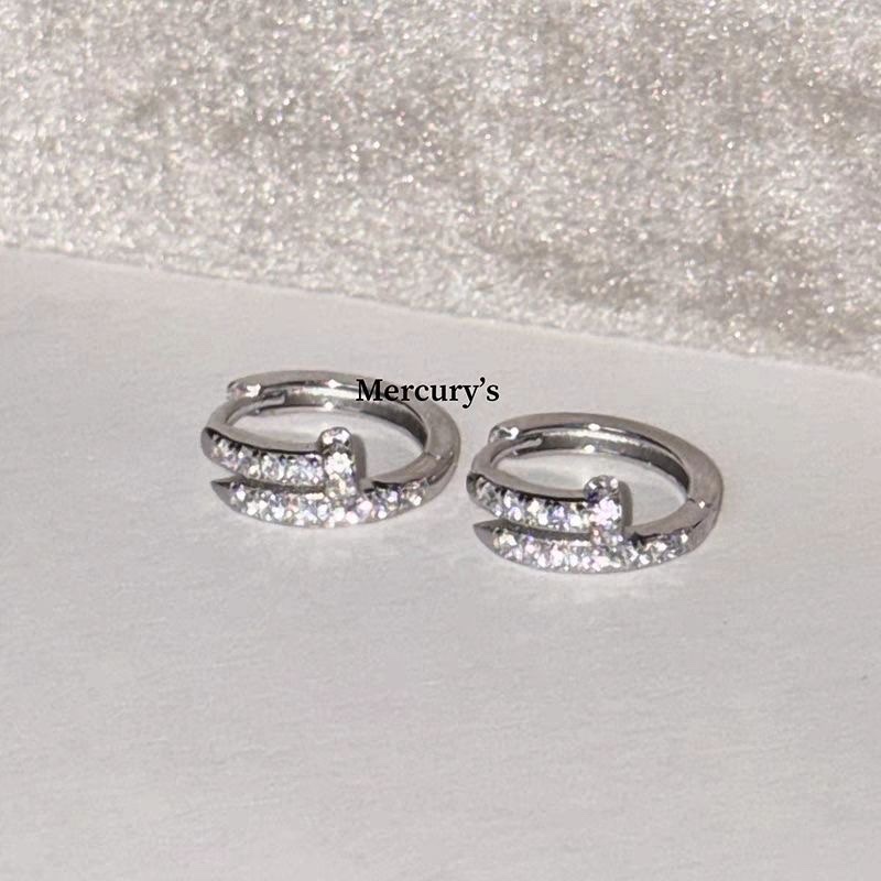 925 Silver ear rings, fashionable and elegant for women, anti-allergy ear buckles, new Korean version earrings, 459 accessories, earrings, earrings, stud accessories details Picture