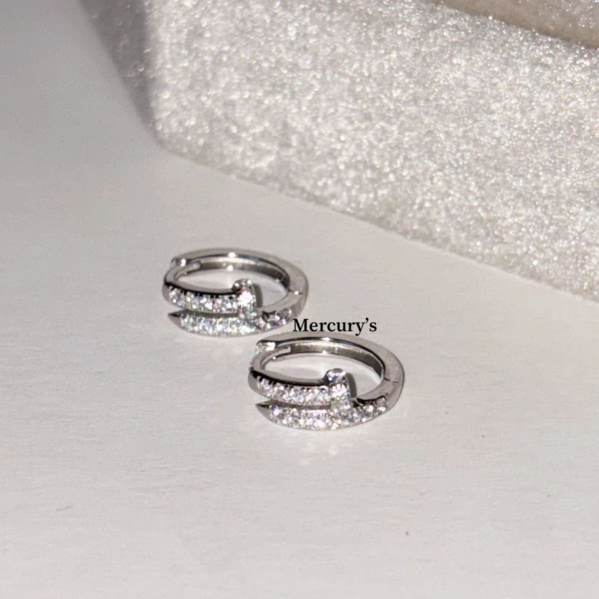 925 Silver ear rings, fashionable and elegant for women, anti-allergy ear buckles, new Korean version earrings, 459 accessories, earrings, earrings, stud accessories detail image 6