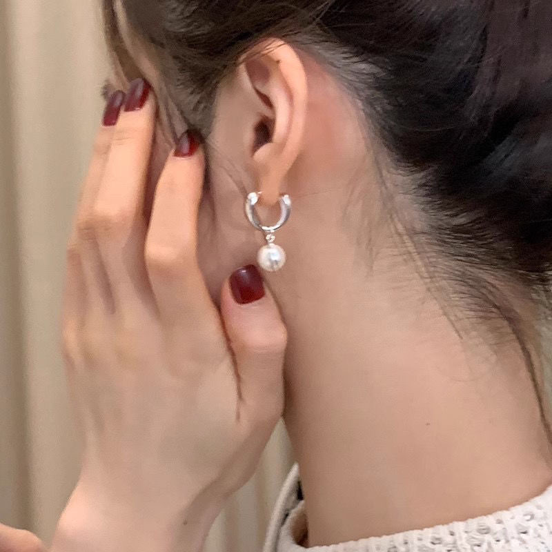 925 Silver ear rings, fashionable and elegant for women, anti-allergy ear buckles, new Korean version earrings, 458 accessories, earrings, earrings, stud accessories detail image 4