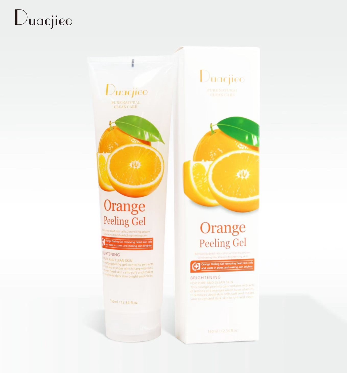 DUACJIEO Body Exfoliating Scrub Fruit Softening Exfoliating Gel All-English Cross-border Deep Cleansing vc Scrub Item Picture