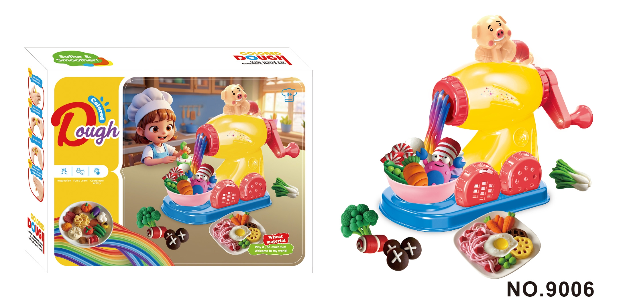 Saliva pig noodle machine