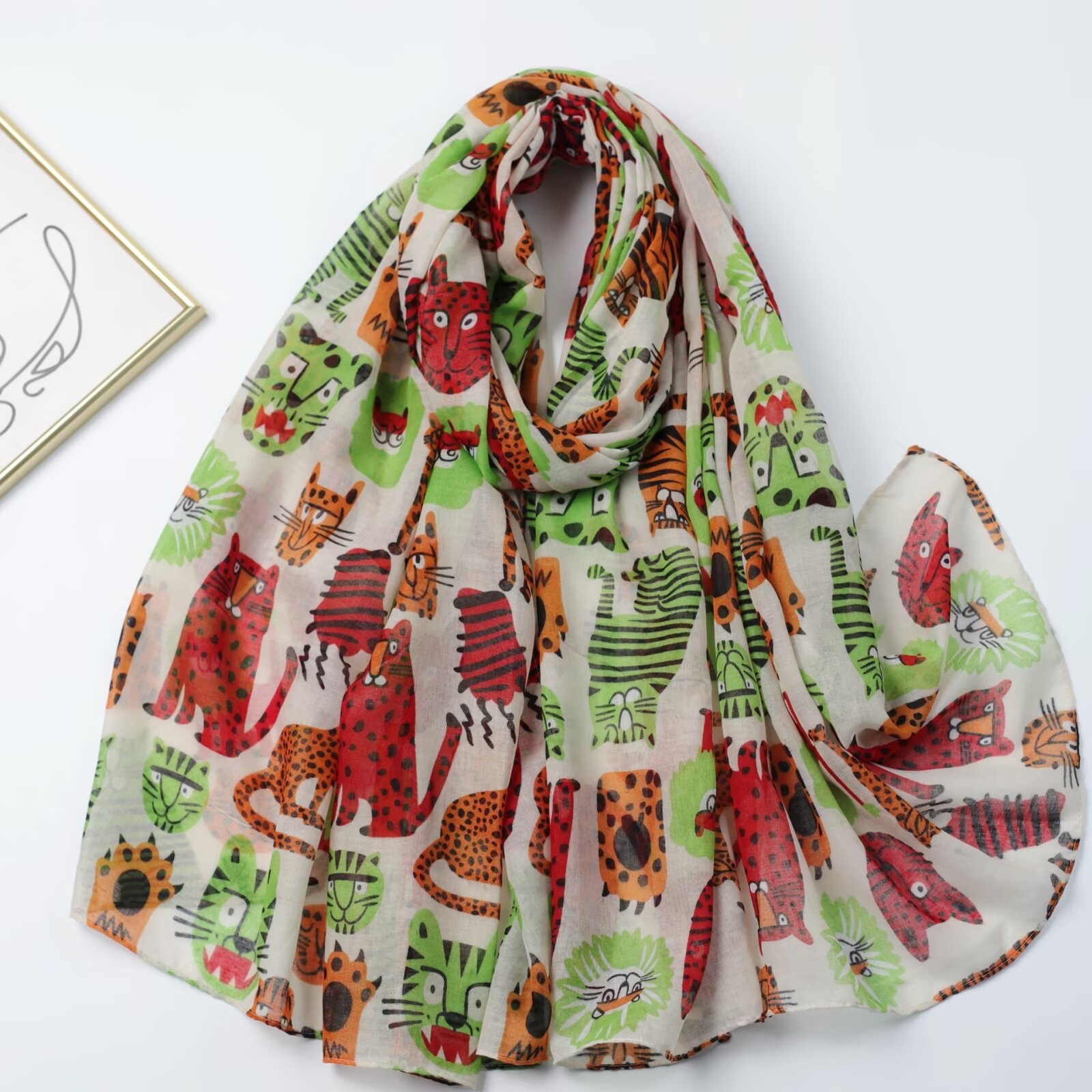 Silk scarf for women, long Muslim headscarf, cashmere imitation brand silk scarf, fashionable, versatile, comfortable and soft scarf, headscarf, silk scarf detail image 13