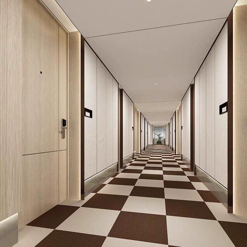 The fully laid silent floor mat is self-adhesive, the entire living room is covered with a blanket without adhesive, and the cream-style bedroom is fully covered with floor MATS Item Picture