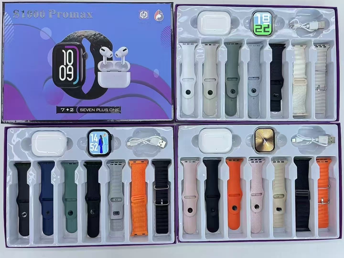 蓝牙耳机只能手表套装礼盒t1000PM