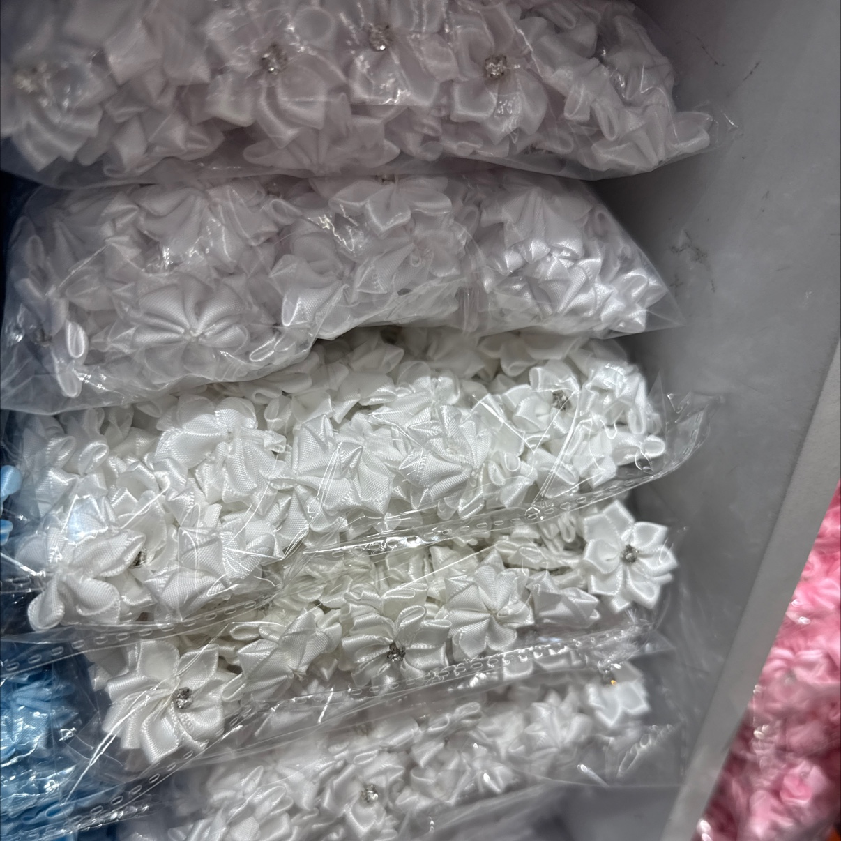 手缝小花头饰配件diy发饰服装辅料配件厂家产品图
