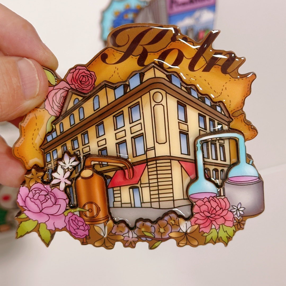 木质冰箱贴立体磁贴pvc城市冰箱贴强磁旅游亚克力磁贴伴手礼定制