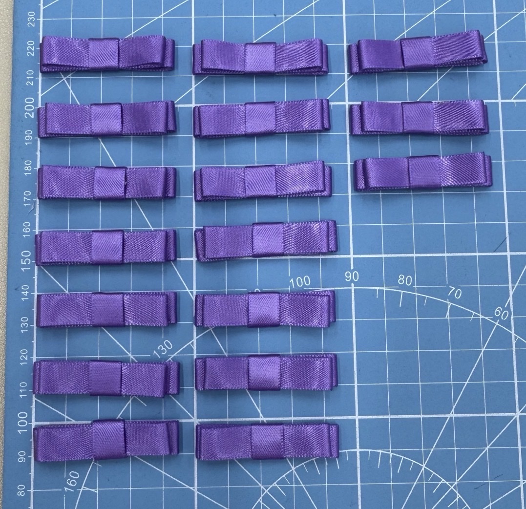 蝴蝶结双层蝴蝶结礼盒娃娃袜子帽子服装发饰蝴蝶结手工定制蝴蝶结商标辅料详情图4