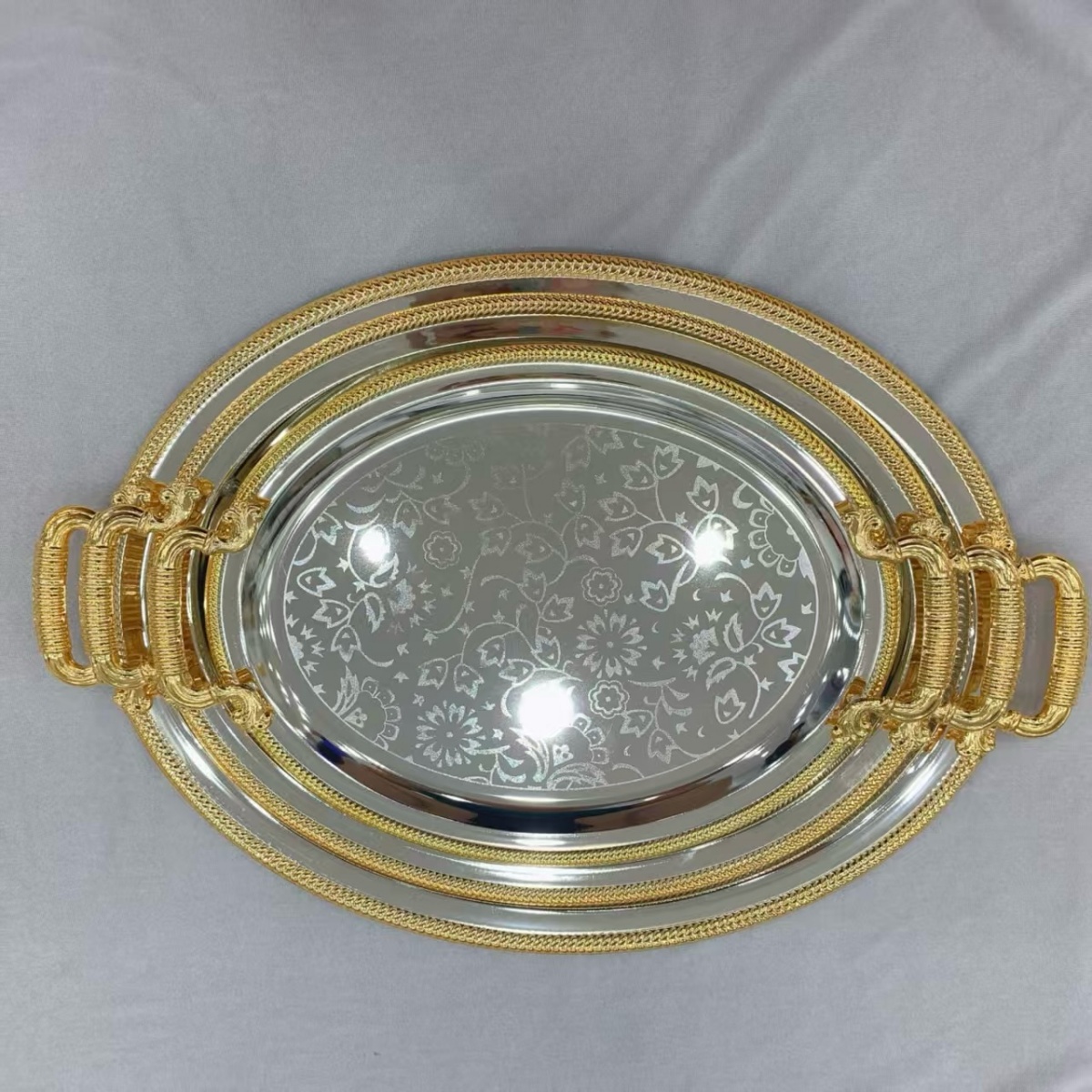 Fruit plate, home living room, nut and dried fruit snack plate, display plate, new afternoon tea snacks, electroplated ceramic fruit plate, hotel living room, nut and dried fruit snack plate, display plate, new sectioned afternoon tea snacks, electroplated ceramic Item Picture