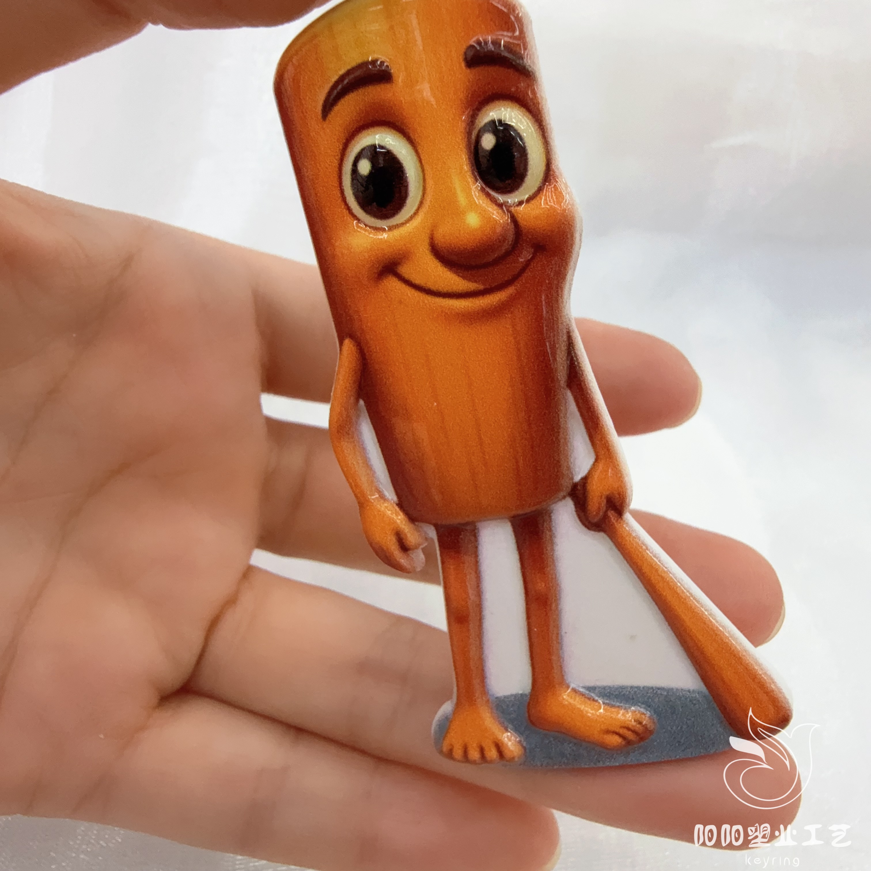 Cross-border wholesale of foreign version of Shan Hai Jing keychains, PP resin keychains, creative cartoon pendants and small gifts details Picture