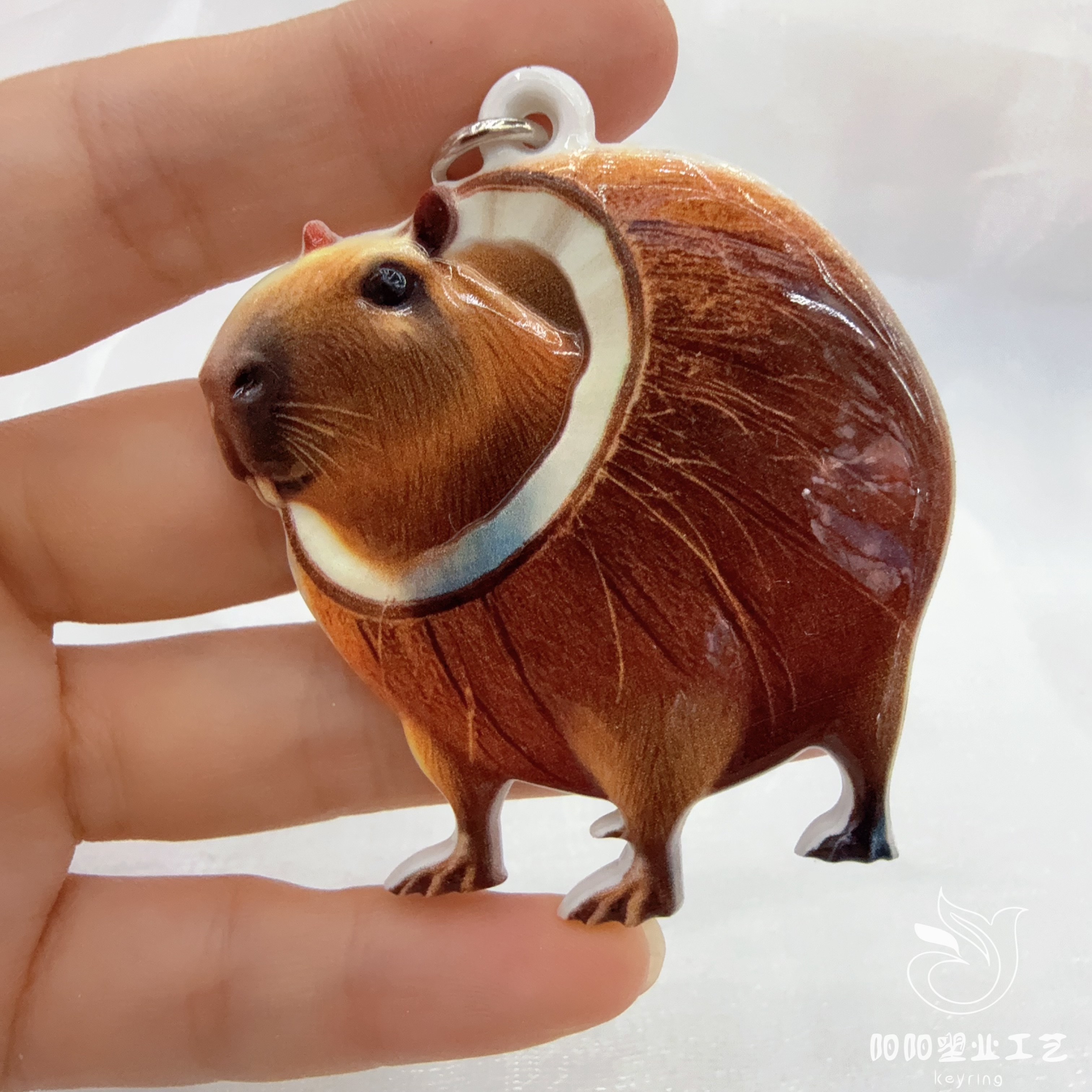 Cross-border wholesale of foreign version of Shan Hai Jing keychains, PP resin keychains, creative cartoon pendants and small gifts Application Scenario