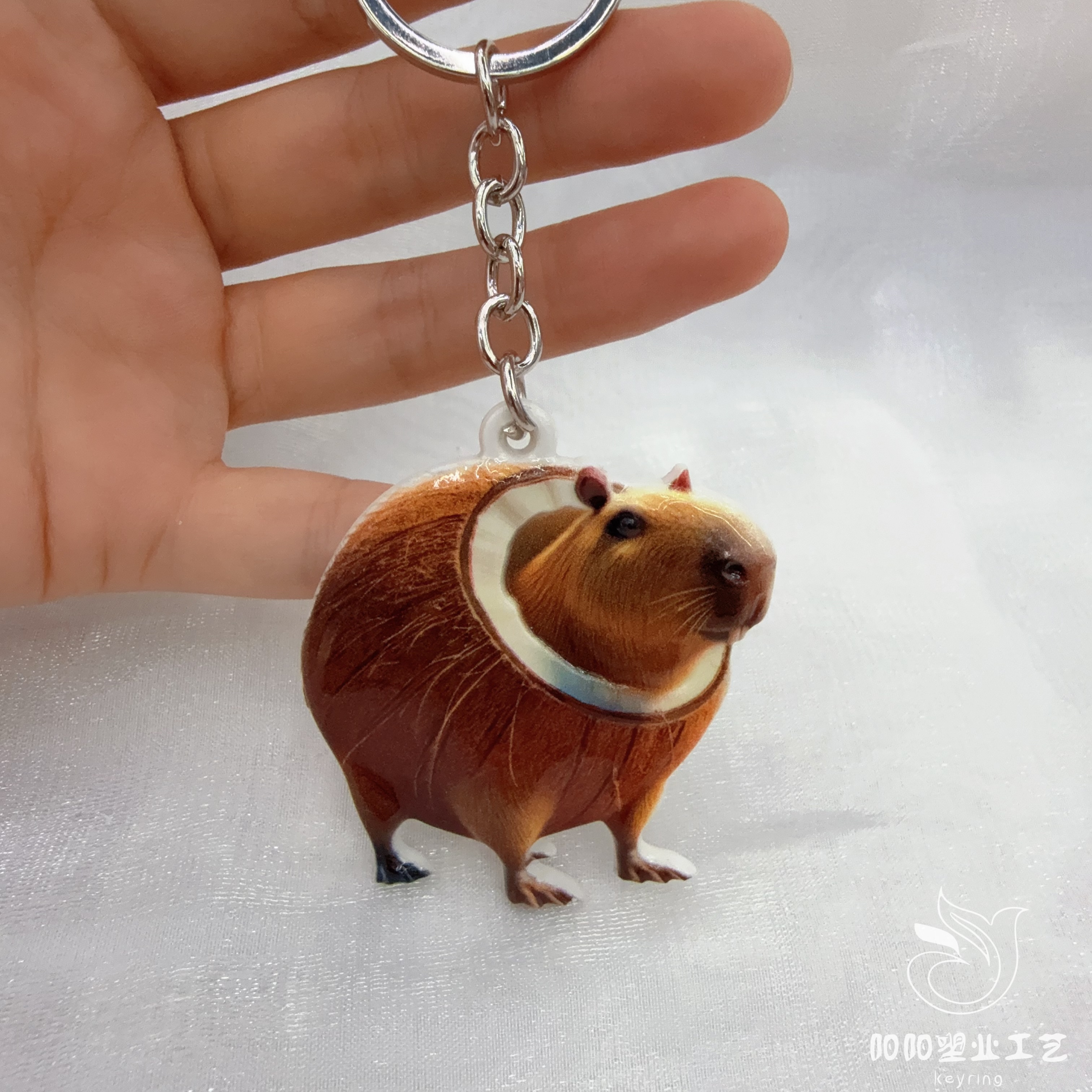 Cross-border wholesale of foreign version of Shan Hai Jing keychains, PP resin keychains, creative cartoon pendants and small gifts Item Picture