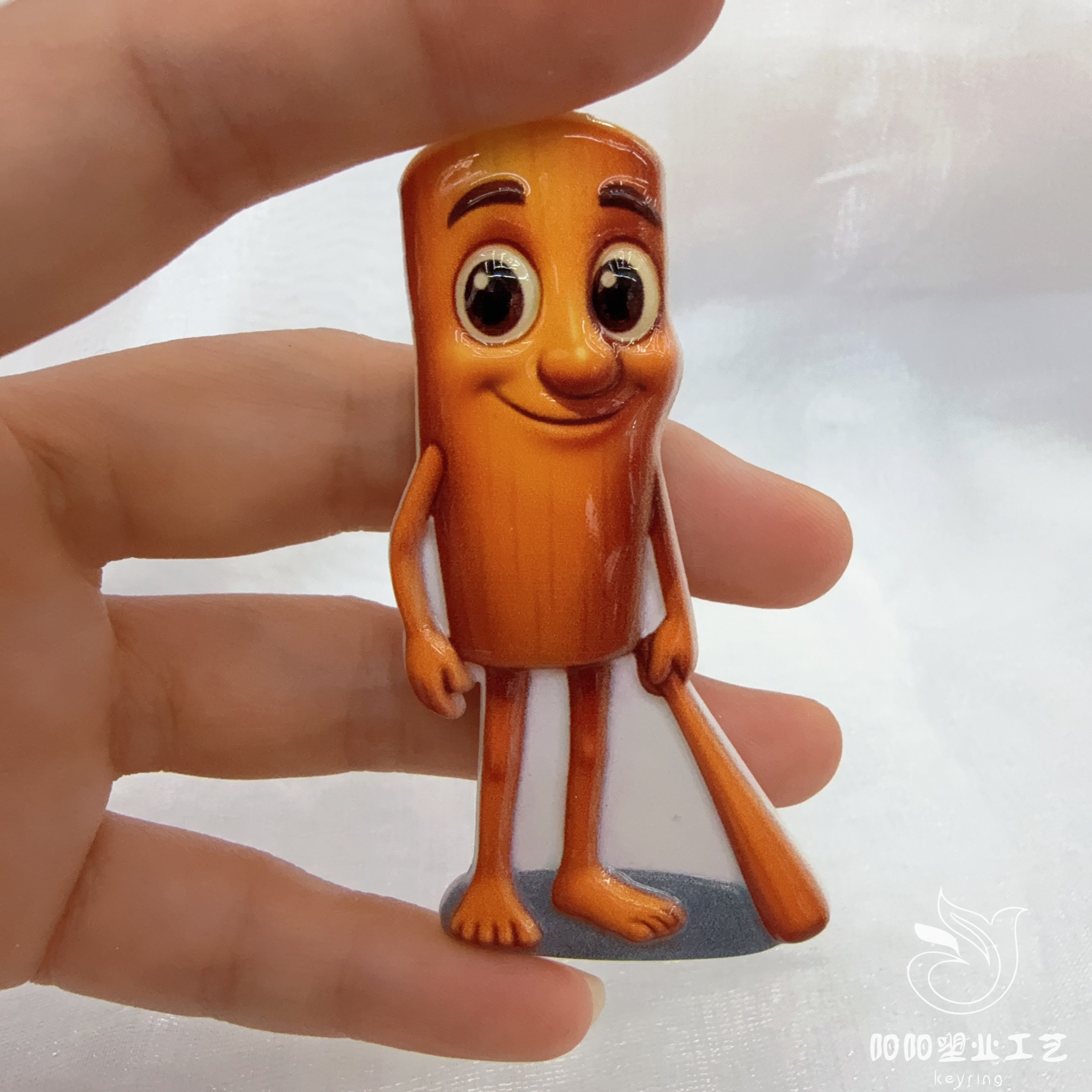 Cross-border wholesale of foreign version of Shan Hai Jing keychains, PP resin keychains, creative cartoon pendants and small gifts Specification image