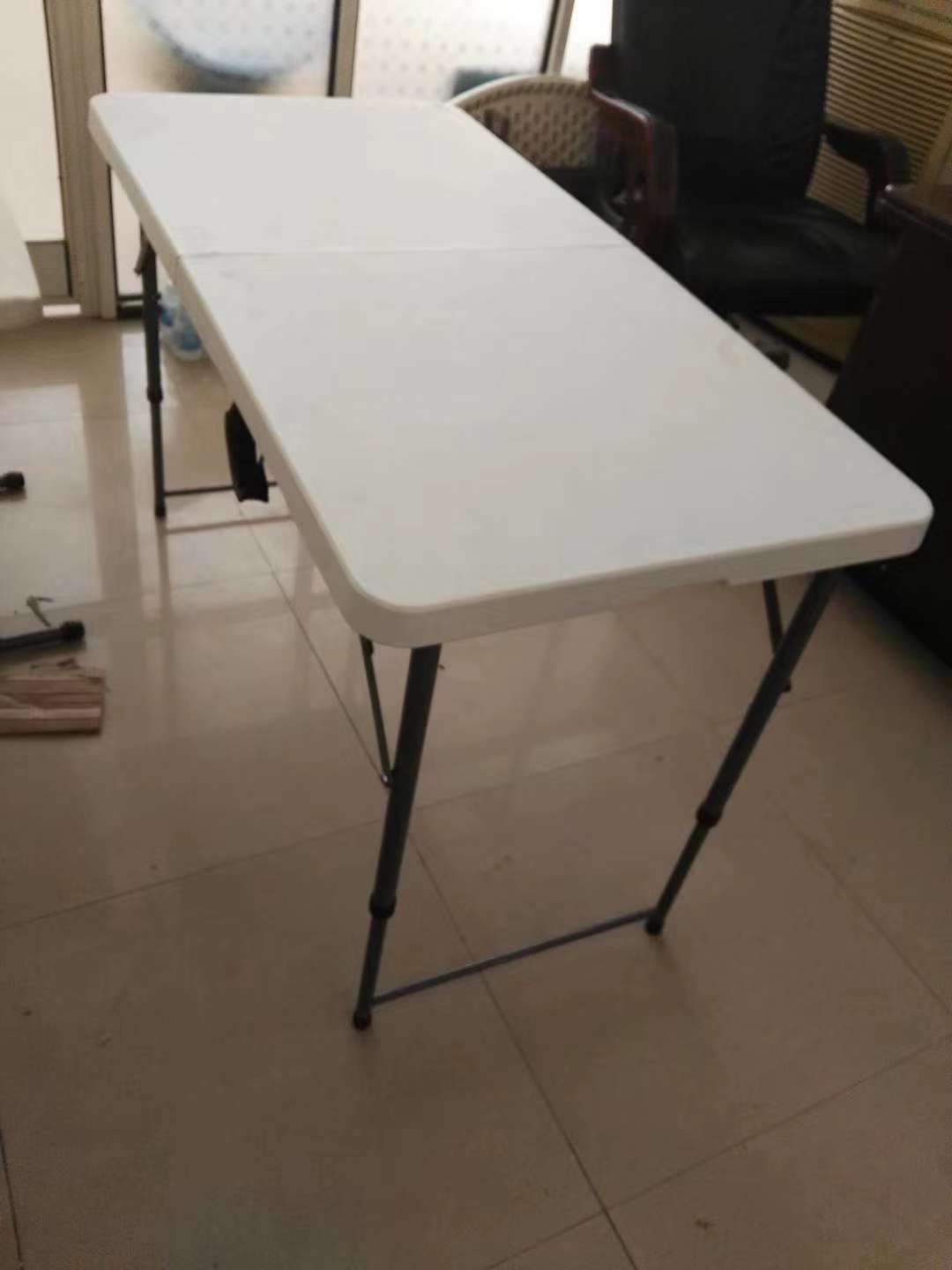 塑料折叠椅 摆摊神器餐桌60*120CM折叠桌椅