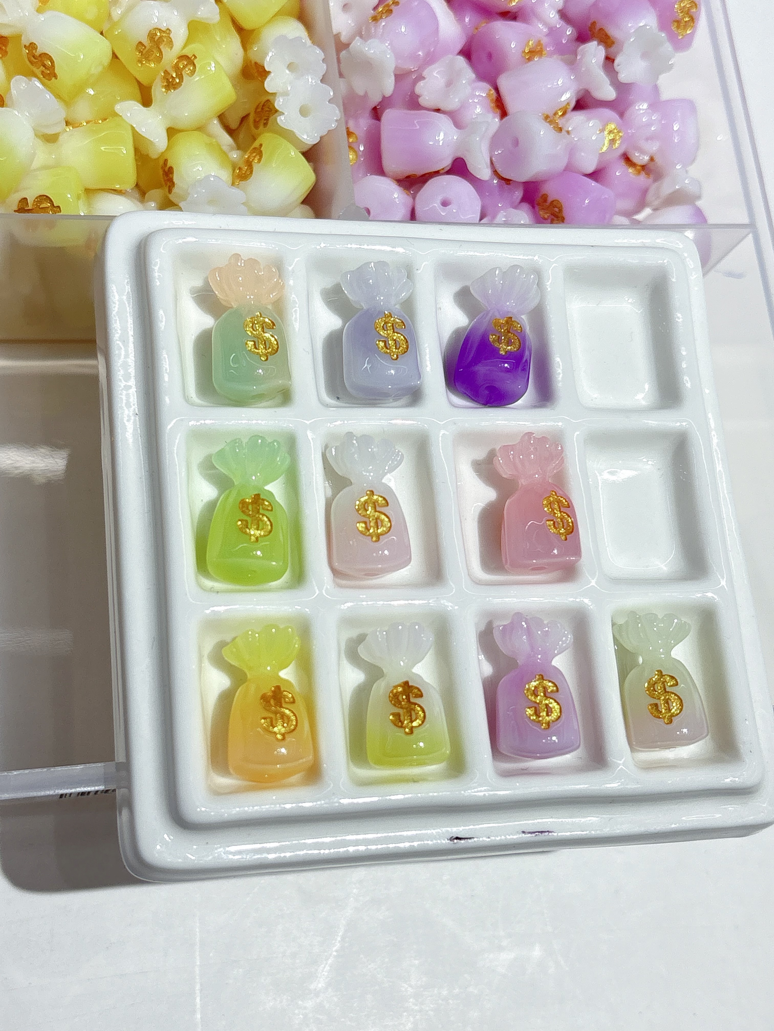 韩国胶福袋多巴胺配色 手机链DIY 串笔钥3123123匙扣批发萌粒汽车摆件食玩冰箱贴跨境创意摆件可爱萌趣车内装饰礼品详情2