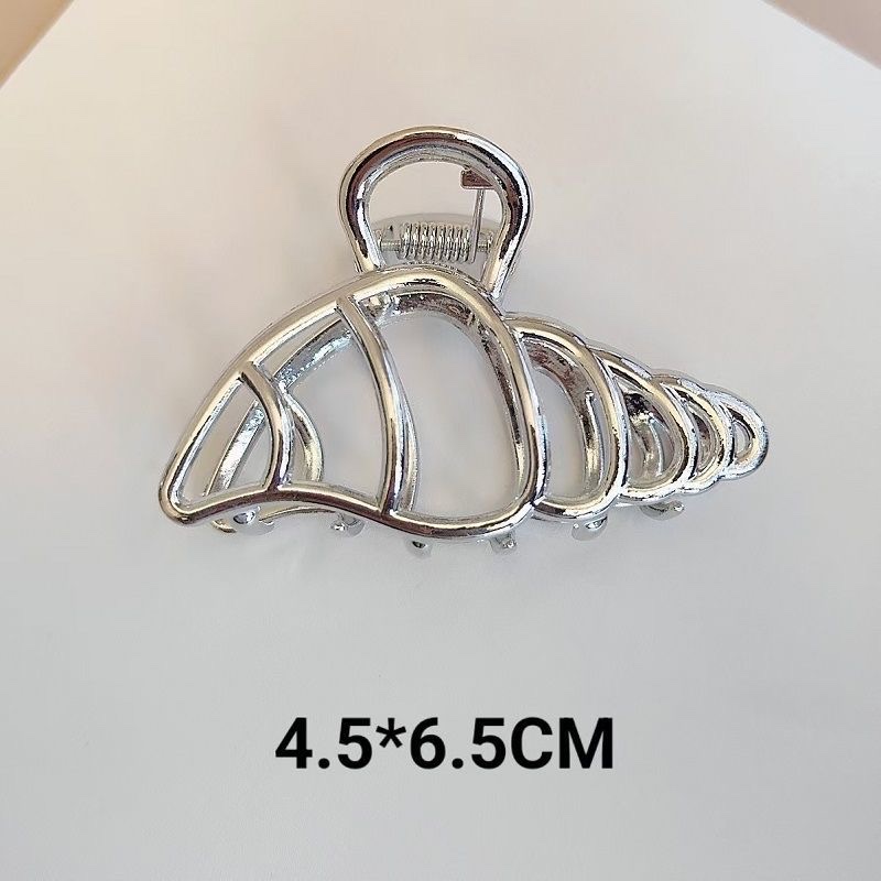 European and American starfish shell alloy gripper, high-end style, updo hair clip, elegant, half tied hair at the back of the head, shark clip headwear detail image 6