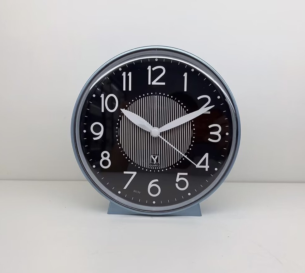 8039 circular silent second-scanning and BiBi sound alarm clock detail image 8