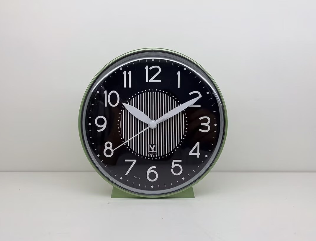 8039 circular silent second-scanning and BiBi sound alarm clock detail image 15